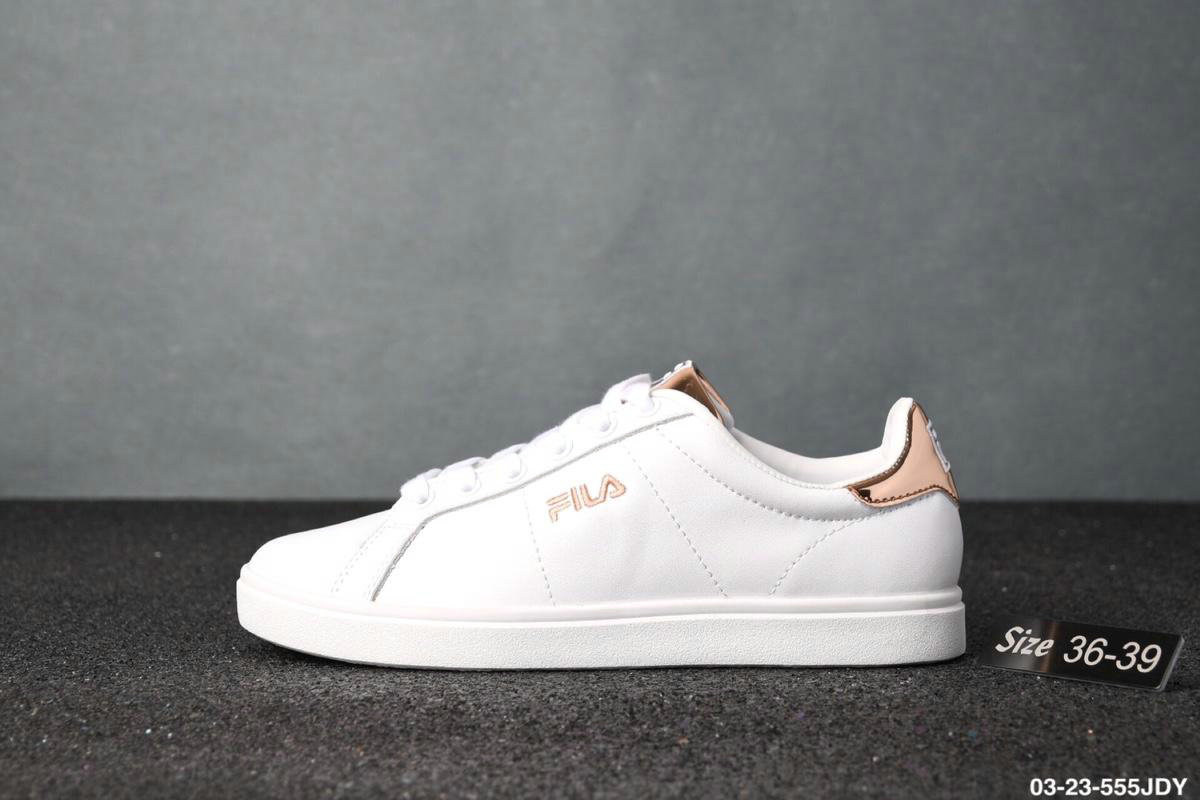 Fila FHT TT-COURT DELUXE Women Skate Shoes White Brown